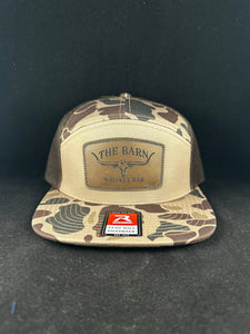 Dark OCP Camo/Leather Patch/5 Panel