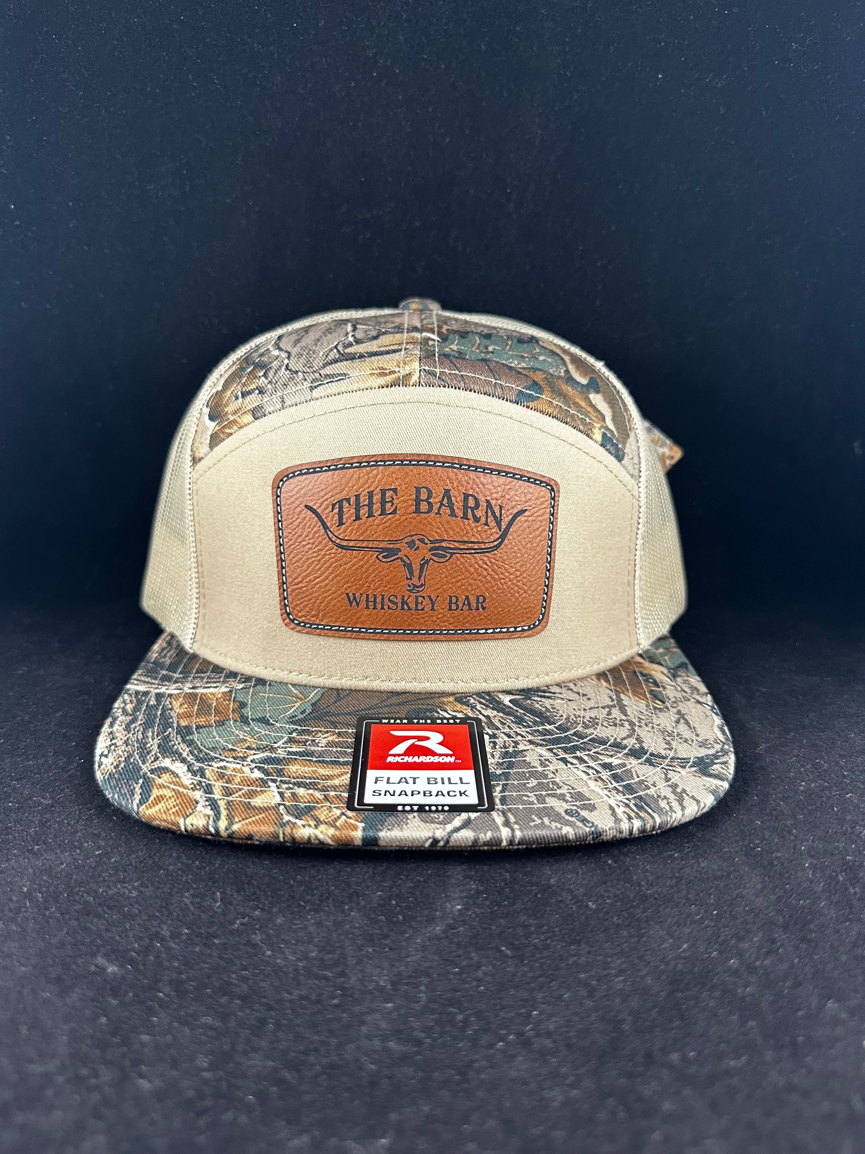 Forest Camo/Leather Patch/5 Panel