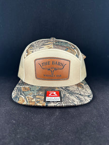 Forest Camo/Leather Patch/5 Panel